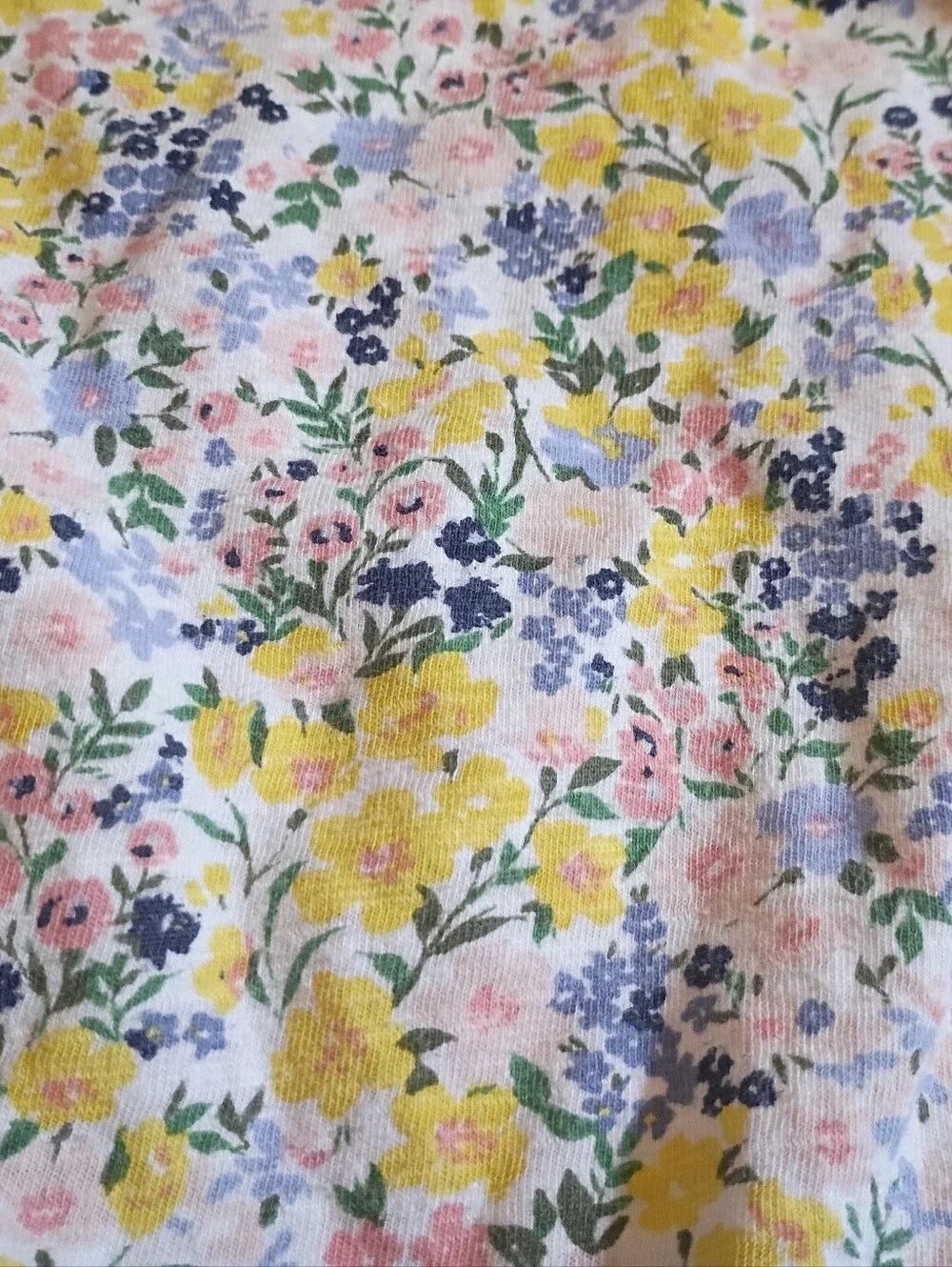 Old Navy Toddler Girls Floral Sleeveless Jumpsuit Romper Size 2T Pink Yellow